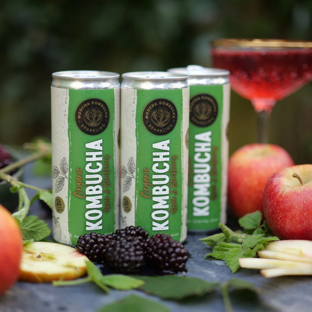 Apple & Blackberry Flavour Organic Kombucha - Image 5